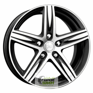 K&K Андорра 6.5x16 5*112 ET46 DIA57.1 Алмаз черный Литой