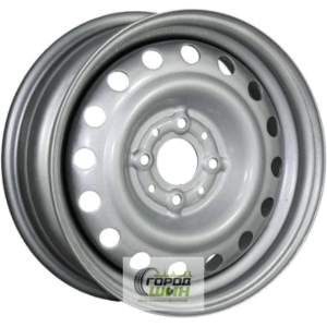 Trebl 53E40M 5.5x14 4*114.3 ET40 DIA66.1 Silver Штампованный