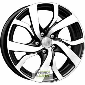 K&K Палермо 6.5x16 5*105 ET38 DIA56.6 Алмаз черный Литой