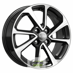 K&K КС861 6x15 4*100 ET46 DIA54.1 Алмаз черный Литой
