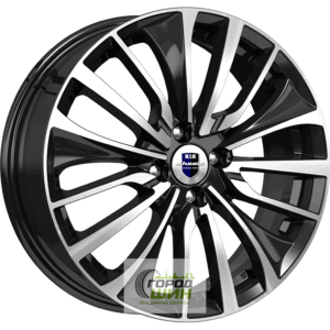 K&K Flanker 6.5x17 4*100 ET43 DIA60.1 Алмаз черный Литой