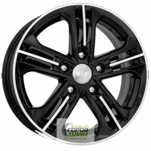 K&K Trinity 6x15 5*112 ET45 DIA66.6 Алмаз черный Литой
