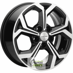Khomen KHW 1606 6.5x16 5*114.3 ET45 DIA60.1 Black-FP Литой