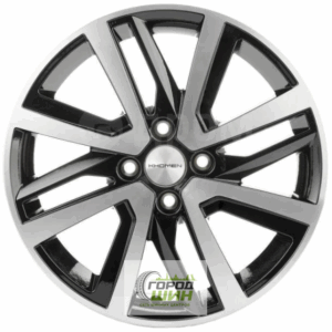 Khomen KHW 1609 6x16 4*100 ET47 DIA56.6 Black-FP Литой