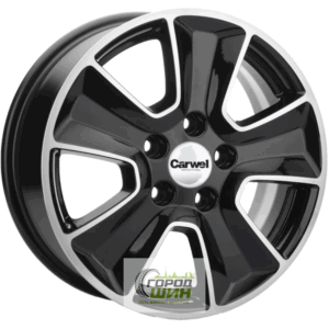 Khomen KHW 1601 6.5x16 5*114.3 ET50 DIA67.1 Black-FP Литой