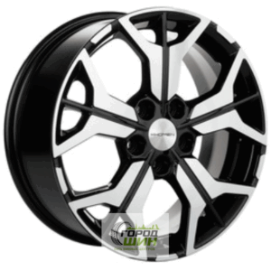 Khomen KHW 1715 7x17 5*112 ET40 DIA57.1 Black-FP Литой