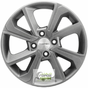 Khomen KHW 1501 6x15 4*100 ET37 DIA60.1 G-Silver Литой