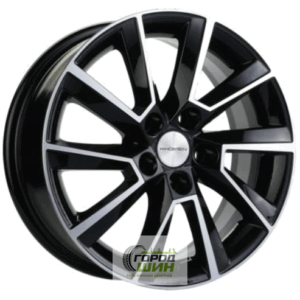 Khomen KHW 1507 6x15 5*100 ET38 DIA57.1 Black-FP Литой
