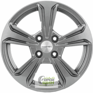 Khomen KHW 1502 6x15 4*100 ET50 DIA60.1 Gray Литой