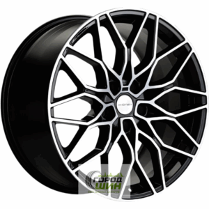 Khomen KHW 1902 8.5x19 5*114.3 ET45 DIA67.1 Black-FP Литой