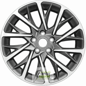 Khomen KHW 1804 7.5x18 5*108 ET40 DIA60.1 Gray-FP Литой