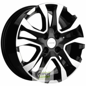 Khomen KHW 1503 6x15 4*100 ET40 DIA60.1 Black-FP Литой