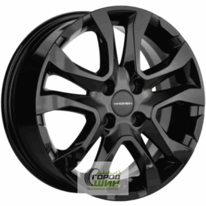 Khomen KHW 1503 6x15 4*100 ET46 DIA54.1 Black Литой