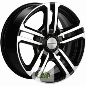 Khomen KHW 1602 6.5x16 5*139.7 ET35 DIA98.5 Black-FP Литой