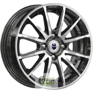 K&K Квант 5.5x14 4*98 ET35 DIA58.6 Алмаз черный Литой