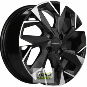 Khomen KHW 1402 5.5x14 4*100 ET43 DIA67.1 Black-FP Литой