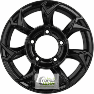 Khomen KHW 1505 5.5x15 5*139.7 ET5 DIA98.5 Black Литой