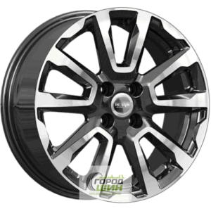 K&K КС1026 6.5x16 4*100 ET46 DIA54.1 Алмаз черный Литой
