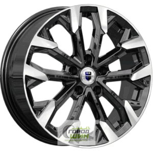 K&K Морейн 6.5x17 5*114.3 ET40 DIA64.1 Алмаз черный Литой