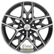 Khomen KHW 1709 7x17 5*110 ET45 DIA67.1 Black-FP Литой