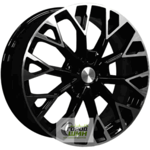 Khomen KHW 1718 7x17 5*108 ET49 DIA59.5 Black-FP Литой