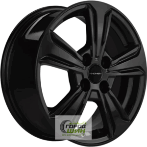 Khomen KHW 1502 6x15 4*100 ET46 DIA54.1 Black Литой