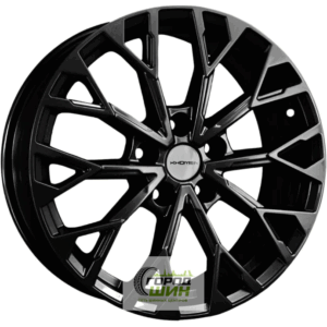 Khomen KHW 1718 7x17 5*114.3 ET37 DIA66.6 Black Литой