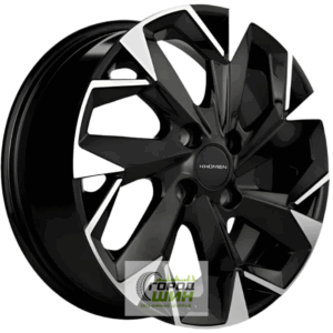 Khomen KHW 1508 6x15 4*100 ET45 DIA56.6 Black-FP Литой