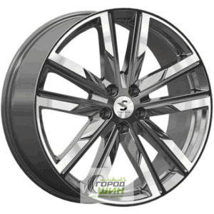 K&K КР014 8x20 5*108 ET46 DIA63.3 Diamond gloss graphite Литой