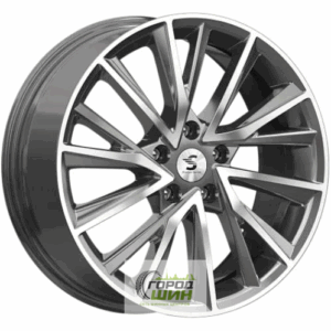 K&K КР010 7.5x18 5*114.3 ET45 DIA67.1 Diamond gloss graphite Литой