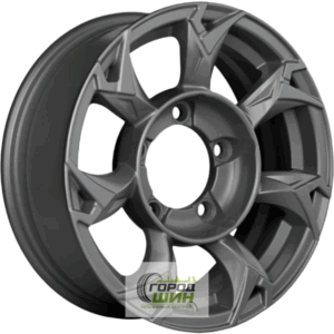 Khomen KHW 1505 5.5x15 5*139.7 ET5 DIA98.5 Gray Литой