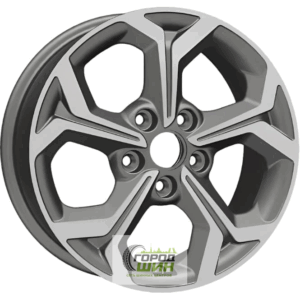 Khomen KHW 1606 6.5x16 5*114.3 ET43 DIA67.1 Gray-FP Литой