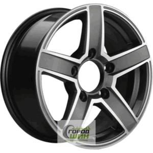 Khomen KHW 1614 6.5x16 5*139.7 ET40 DIA98.5 Gray-FP Литой