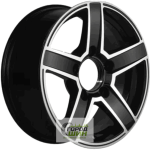 Khomen KHW 1614 6.5x16 5*139.7 ET35 DIA98.5 Black-FP Литой
