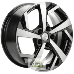 Khomen KHW 1712 7x17 5*108 ET43 DIA65.1 Black-FP Литой