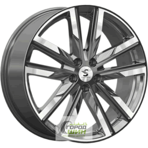 Скад КР014 8x20 5*108 ET46 DIA63.3 Diamond gloss graphite Литой