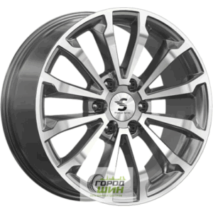 Скад КР006 8.5x20 6*139.7 ET33 DIA100.1 Diamond gloss graphite Литой