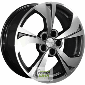 Khomen KHW 1724 7x17 5*114.3 ET45 DIA60.1 Gray-FP Литой