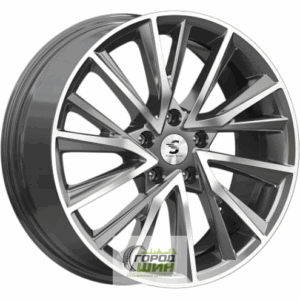 Скад КР010 7.5x18 5*108 ET47 DIA60.1 Diamond gloss graphite Литой
