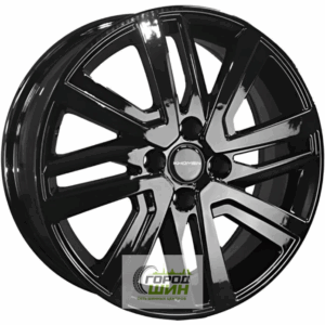 Khomen KHW 1609 6x16 4*100 ET47 DIA56.6 Black Литой