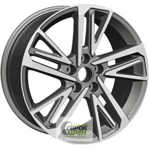 Khomen KHW 1815 8x18 5*108 ET46 DIA63.3 Gray-FP Литой
