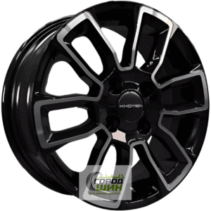 Khomen KHW 1406 5.5x14 4*100 ET43 DIA60.1 Black-FP Литой
