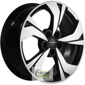 Khomen KHW 1724 7x17 5*108 ET49 DIA59.5 Black-FP Литой