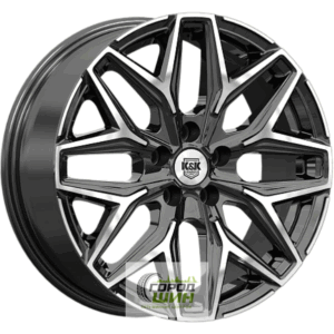 K&K Ариус 7x17 5*110 ET35 DIA65.1 Алмаз черный Литой