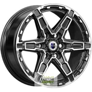K&K Дистрикт 8x18 6*114.3 ET46 DIA67.1 Алмаз черный Литой
