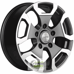 Khomen KHW 1725 6.5x17 5*139.7 ET35 DIA98.5 Gray-FP Литой