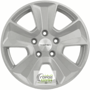 Khomen KHW 1601 6.5x16 5*114.3 ET50 DIA66.1 Silver Литой