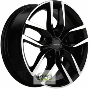 Khomen KHW 1708 6.5x17 5*114.3 ET46 DIA67.1 Black-FP Литой